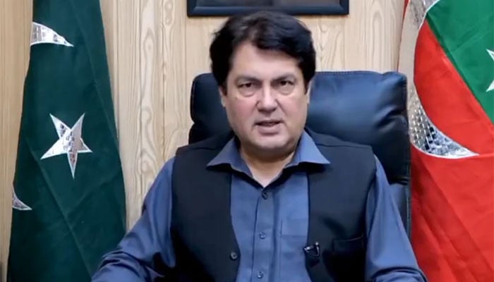 سہیل آفریدی اور ان کی کچن کیبنیٹ پارٹی کا بھٹا بٹھا کر وی آئی پی تحویل میں مرغے کھا رہے ہیں، بیرسٹر سیف