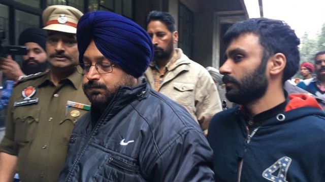 جگتار سنگھ جوہل پنجاب کی ایک عدالت میں پیشی دینے آئے