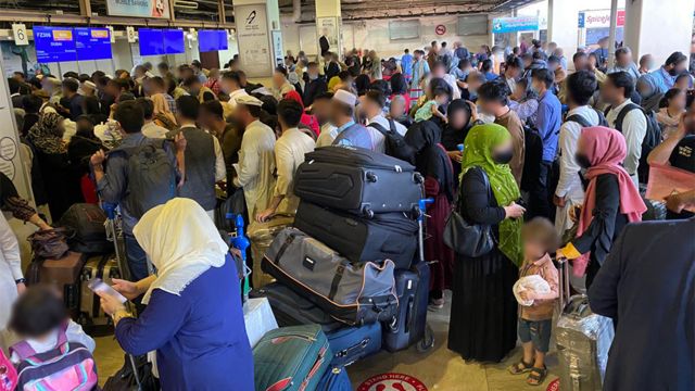 Kabul airport, 15 August 2021