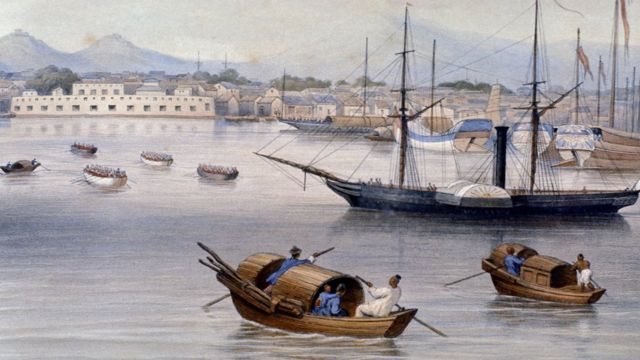 opium war images