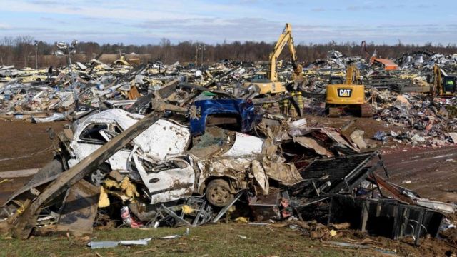 کینٹکی، امریکہ، طوفان