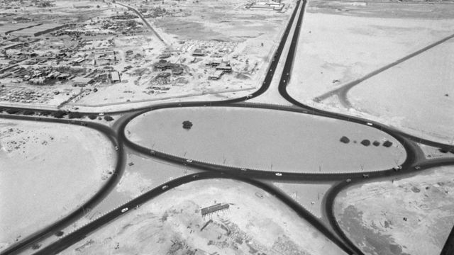 1977 کے دبئی کا ایک منظر