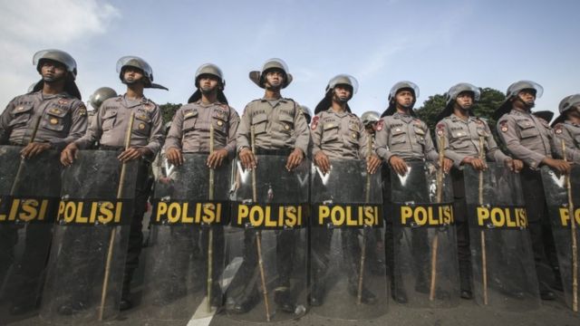 مئی میں انڈونیشیا میں بہت سے لوگ فلسطین کی حمایت میں سڑکوں پر نکل آئے