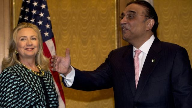 ہلری کلنٹن، آصف زرداری