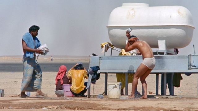 खाड़ी युद्ध की एक तस्वीर