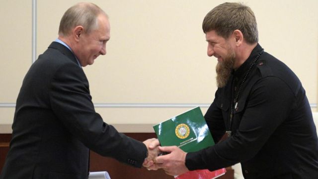 پوتن، رمضان قادروف