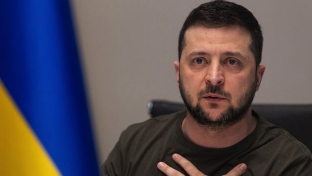 یوکرین کے صدر زیلنسکی