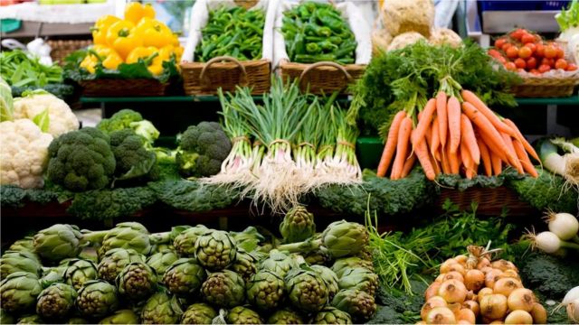 مرکارڈو سینٹرل میں سبزیاں