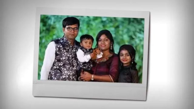 جگدیش اور ان کے بیوی بچے