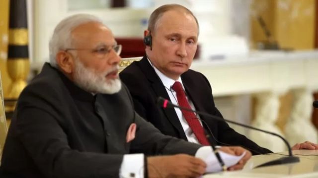 صدر پوتن اور مودی