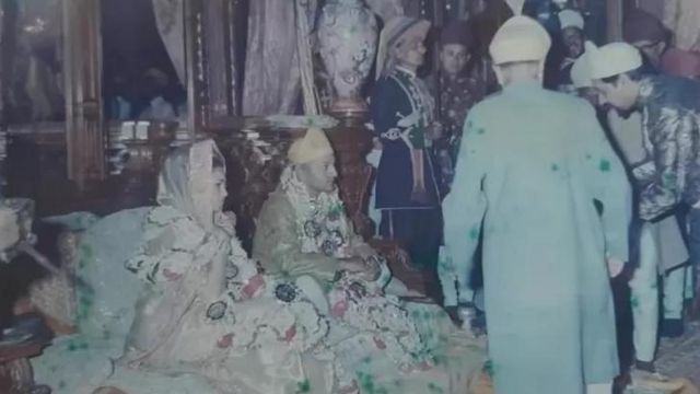 مکرم جاہ کی شادی کے موقع پر لی گئی تصویر