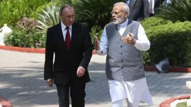 پیوتن اور نریندر مودی