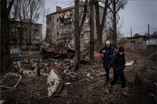 یوکرین میں جنگ چھڑے ایک سال ہو گیا ہے