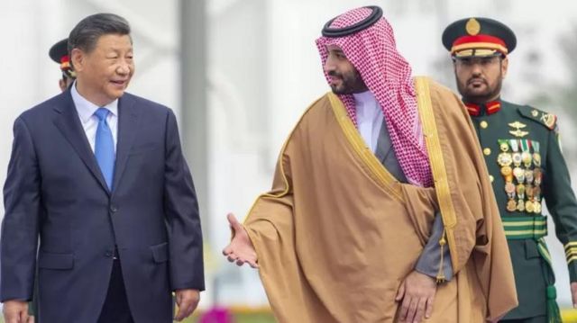ولی عہد محمد بن سلمان اور صدر شی جن پنگ