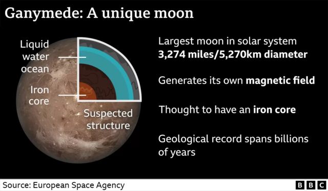 مشتری کے چاند زندگی