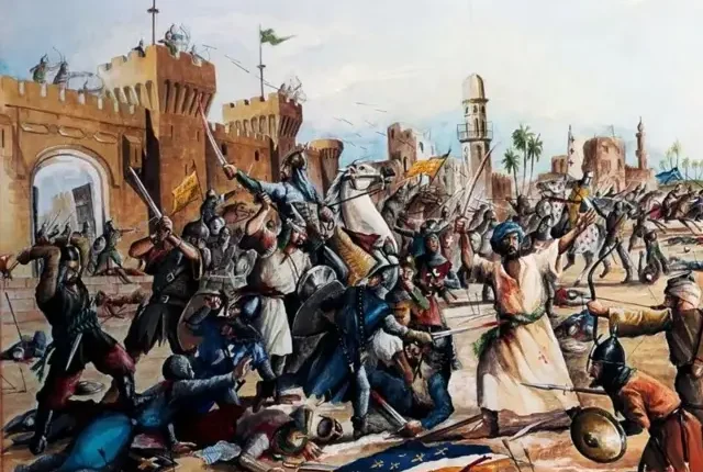 جب فرانسیسی بادشاہ کو مسلمان افواج نے مصر میں قید کر کے آٹھ لاکھ دینار تاوان وصول کیا